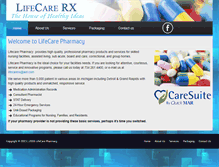 Tablet Screenshot of lifecarerx.com